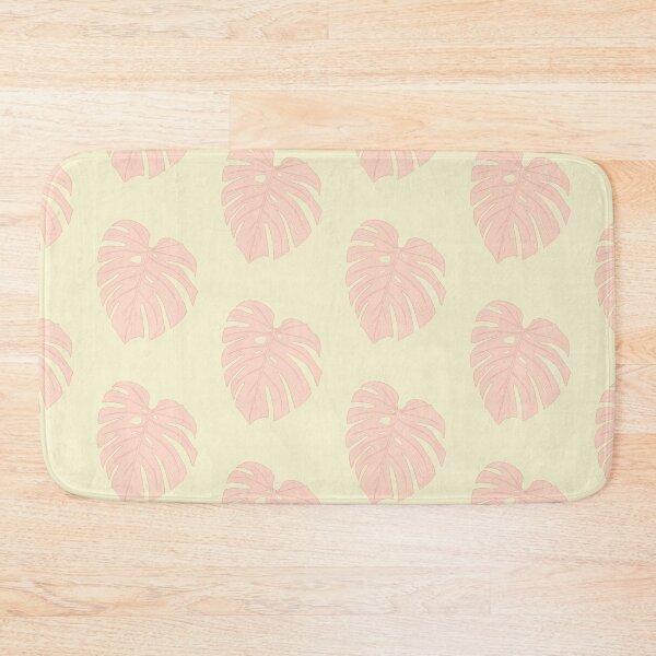 Item preview, Monstera Leaf (pink yellow version) designed and sold by Melissathecouch.