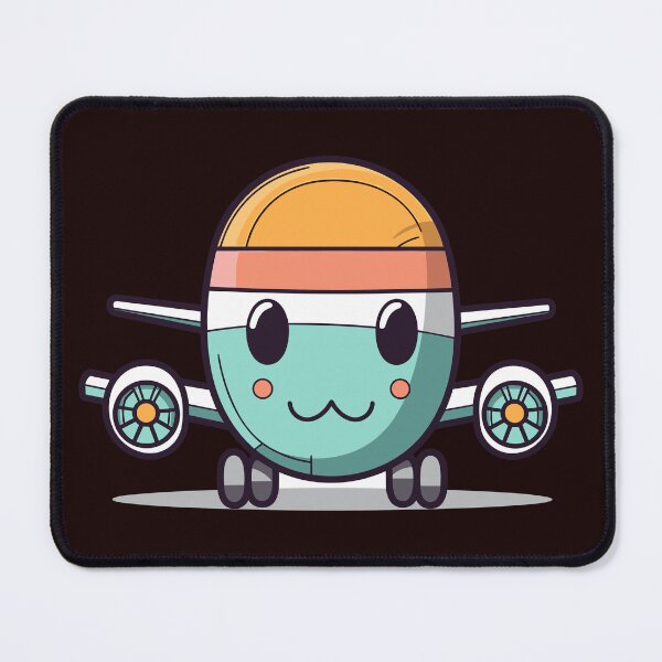 Item preview, Flight of Fancy: Colorful Kawaii Airplane Delight designed and sold by DigitalGraphic1.