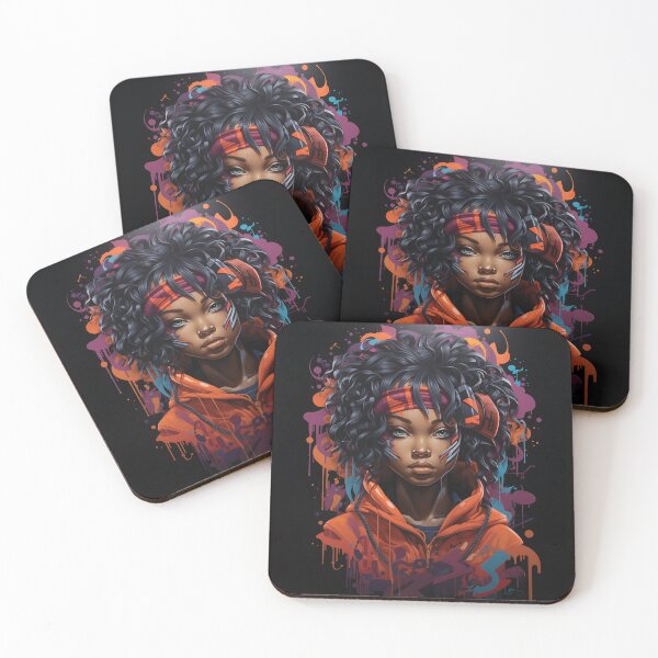 Item preview, Moonlit Dreamscape: Afrocentric Art designed and sold by UrbanEthnicArts.