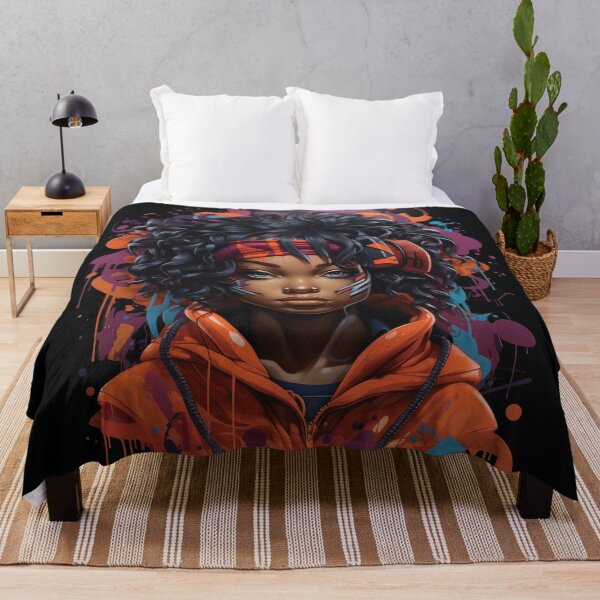 Item preview, Moonlit Dreamscape: Afrocentric Art designed and sold by UrbanEthnicArts.