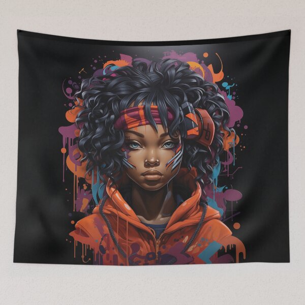 Item preview, Moonlit Dreamscape: Afrocentric Art designed and sold by UrbanEthnicArts.