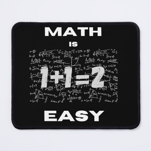 Item preview, Math is funny and easy _color gray designed and sold by NexCreation.