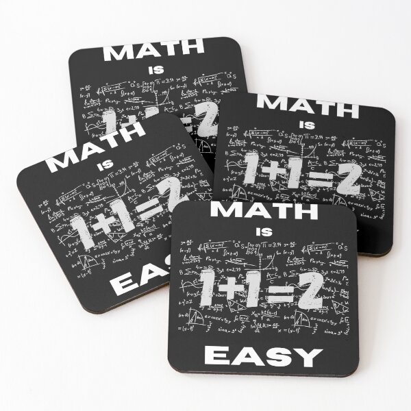 Item preview, Math is funny and easy _color gray designed and sold by NexCreation.