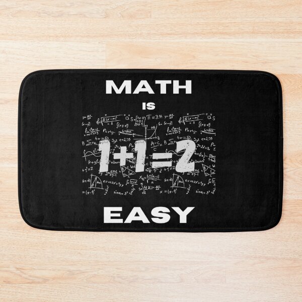 Item preview, Math is funny and easy _color gray designed and sold by NexCreation.