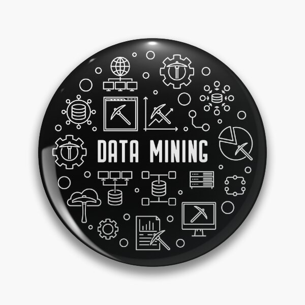 Artikelvorschau, Kreisförmiges, dünnes Liniendesign für Data Mining-Informatik entworfen und verkauft von venomousvector.