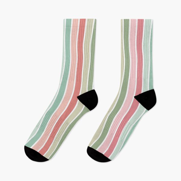 Item preview, Pastel colors Tropical pattern Palm Striped lines Sunny color designed and sold by irusca_ artworks.