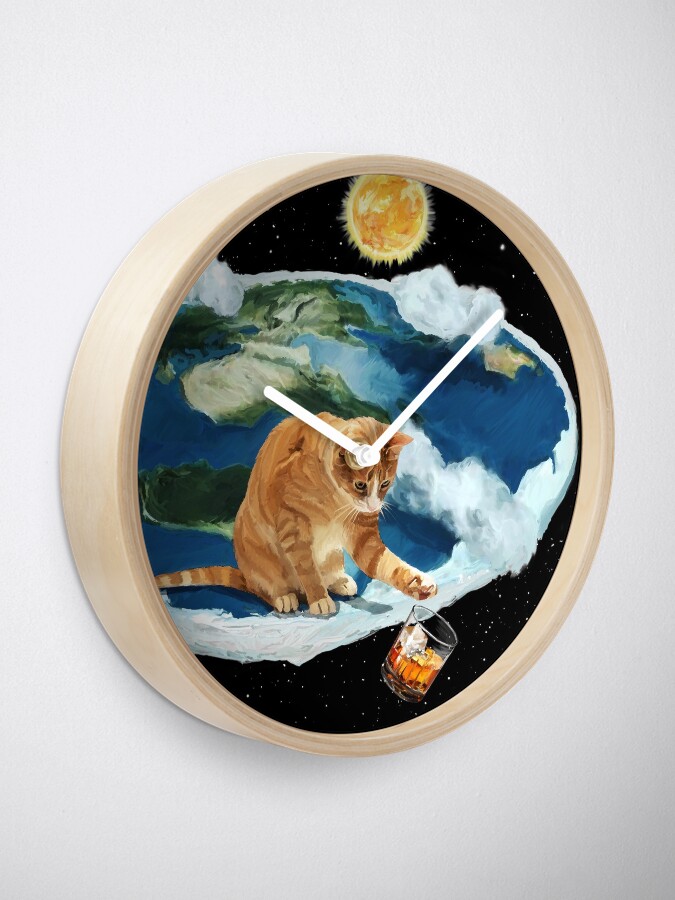 Alternate view of If The Earth Was Flat V01 Clock