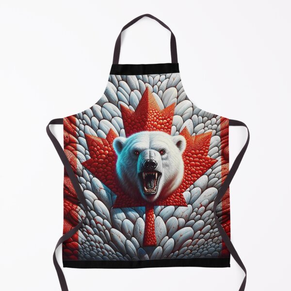 Item preview, The Canadian flag of polar bear terror serpents designed and sold by Cord75.