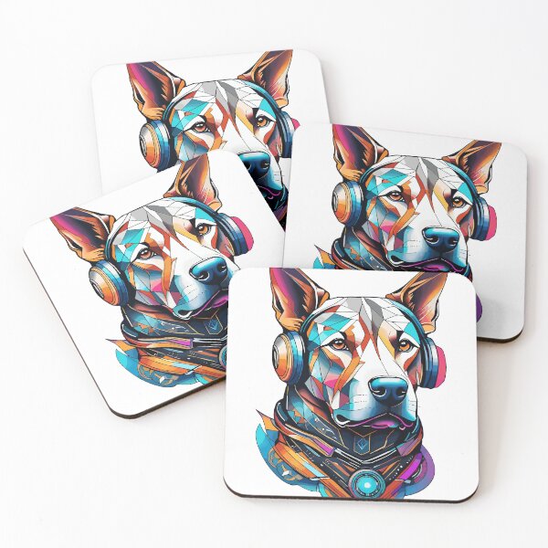 Item preview, Futuristic Dog 001 designed and sold by manifestroots.