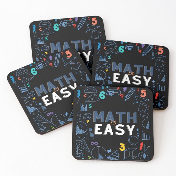 Item preview, Math is easy _ Algebra, Geometry designed and sold by NexCreation.