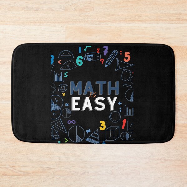 Item preview, Math is easy _ Algebra, Geometry designed and sold by NexCreation.