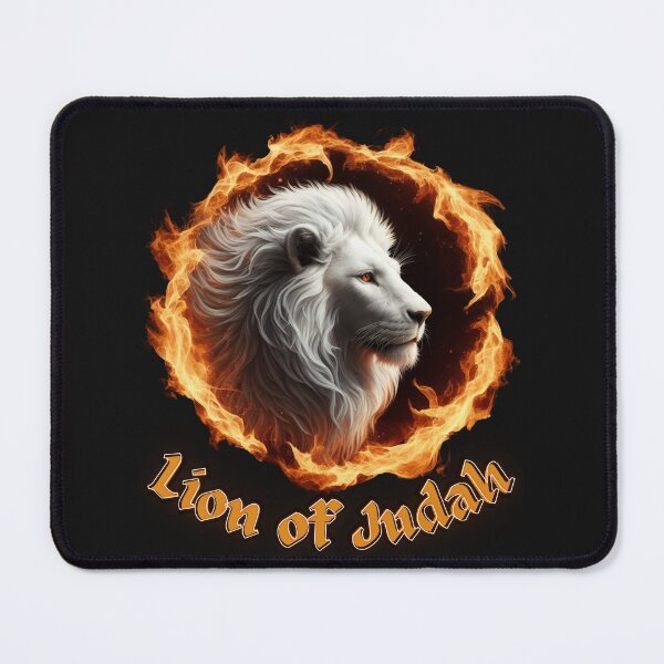 Aperçu de l'œuvre Lion de Juda (cercle de feu) créée et vendue par Tripp Art Studio.
