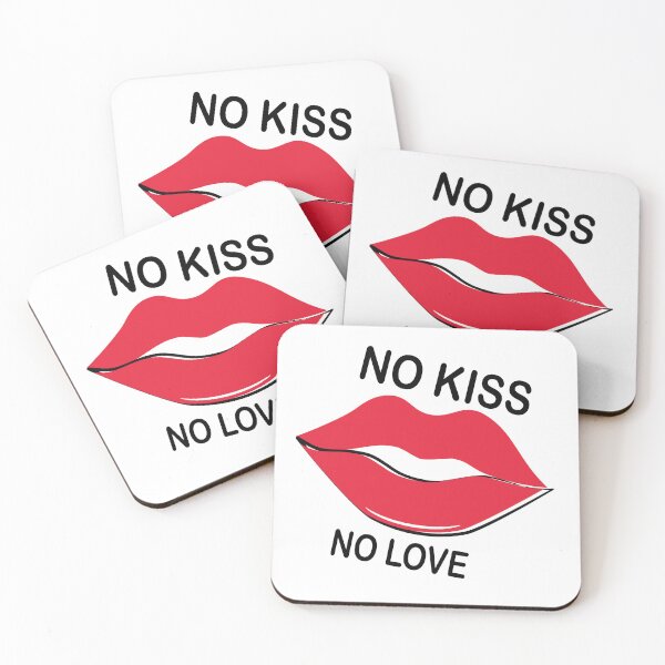 Item preview, No Kiss - No Love  designed and sold by GraphicPastel.