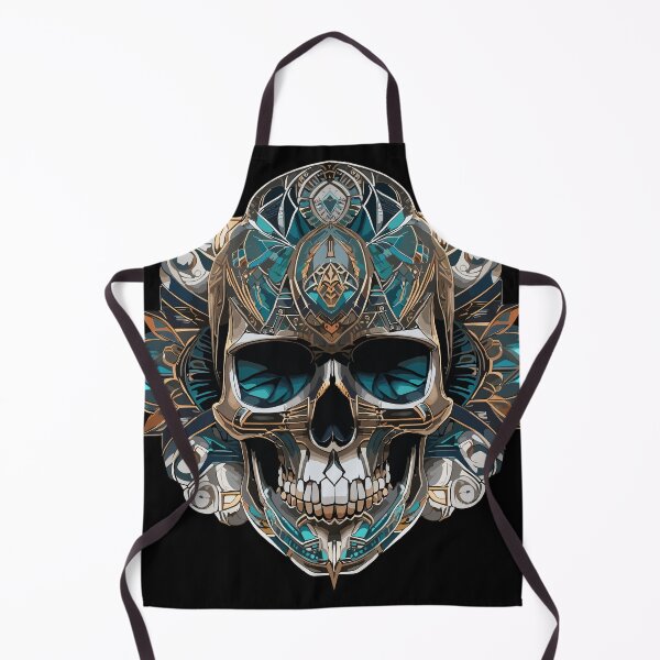 Item preview, Futuristic Skull 001 designed and sold by manifestroots.