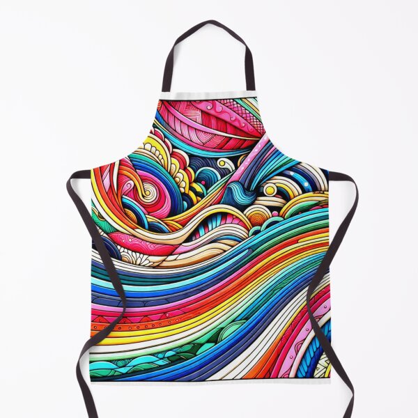 Item preview, Rainbow Strips- colourful vibrant pattern designed and sold by LoveDesignMania.
