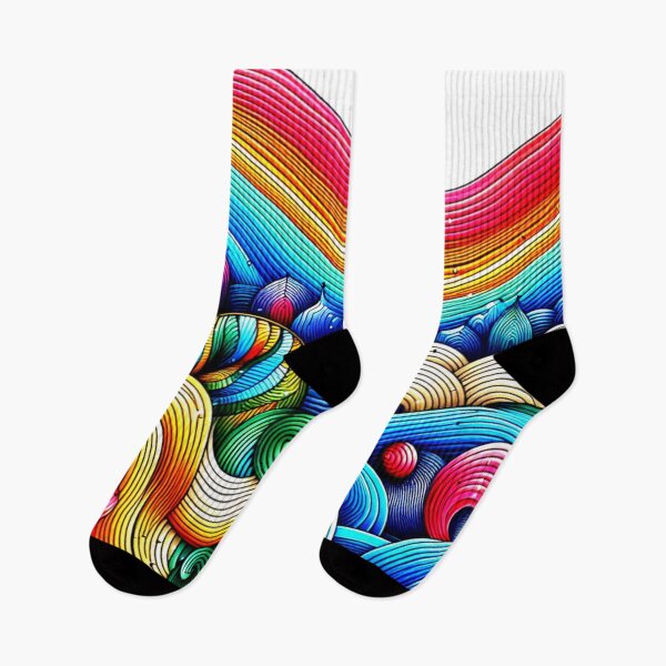 Item preview, Rainbow Strips- colourful vibrant pattern designed and sold by LoveDesignMania.
