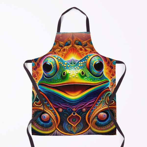Item preview, Froggy Animal Spirit (32) - Trippy Psychedelic Frog designed and sold by TheThirdEye.