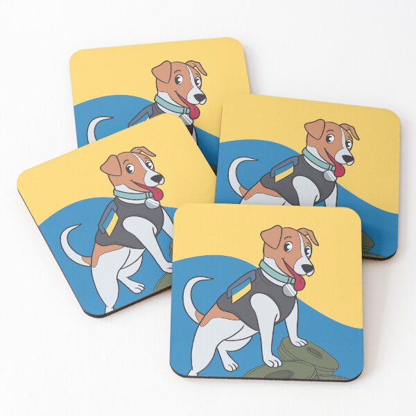 Item preview, Patron the Dog designed and sold by LibraryForAll.