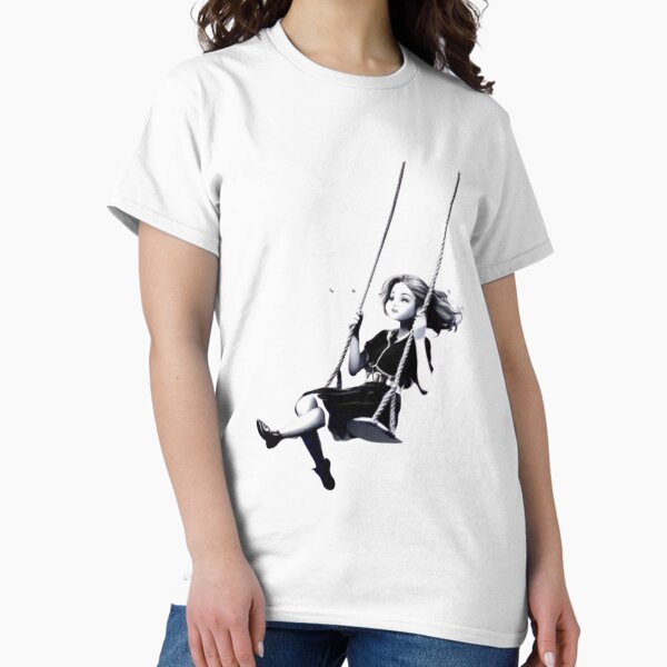 Item preview, Banksy Girl on Swing designed and sold by Gianyyu.
