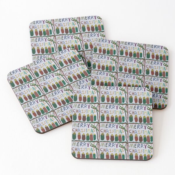 Item preview, Six Coloured Candles With A Colourful Merry Christmas  designed and sold by PodmenikArt.