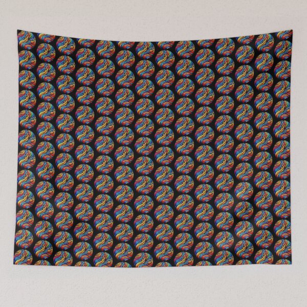 Item preview, Rainbow Strips- colourful vibrant pattern designed and sold by LoveDesignMania.