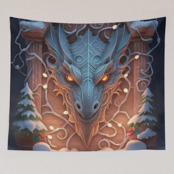 Item preview, Christmas Lights And Gargoyle Dragon Doorway designed and sold by DragonRealms.
