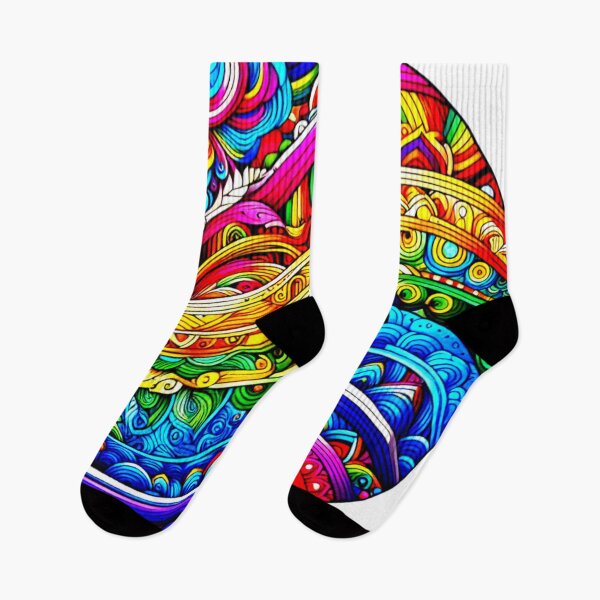 Item preview, Rainbow Strips- colourful vibrant pattern designed and sold by LoveDesignMania.