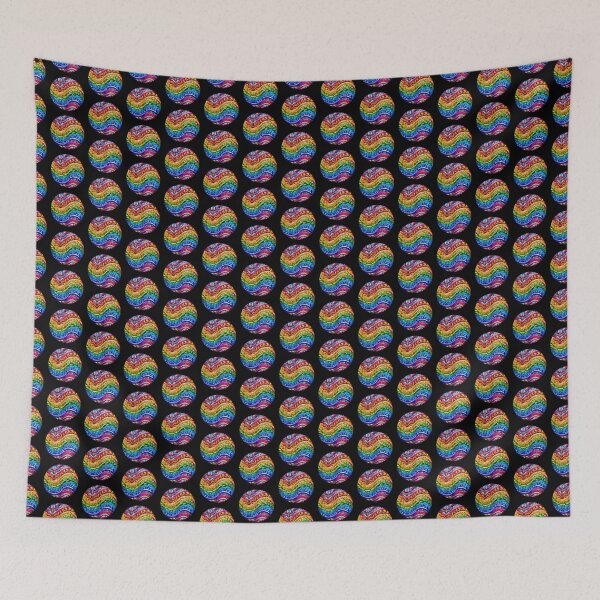 Item preview, Rainbow Strips- colourful vibrant pattern designed and sold by LoveDesignMania.