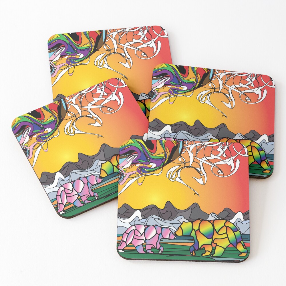 Item preview, Coasters (Set of 4) designed and sold by RSSDesignsYeg.