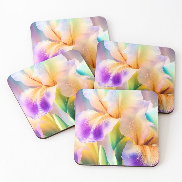 Item preview, Glowing Irises designed and sold by Red Witch Art.