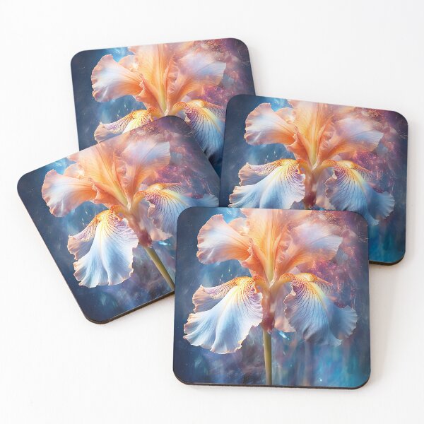 Item preview, Glowing Irises designed and sold by Red Witch Art.