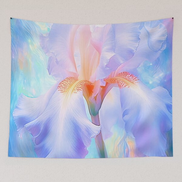 Item preview, Glowing Irises designed and sold by Red Witch Art.