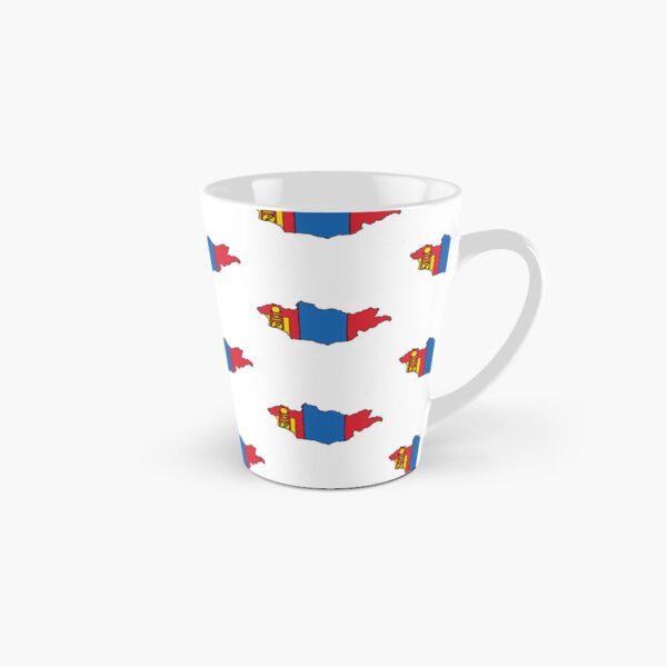 Aperçu de l'œuvre Drapeau de forme de pays de Mongolie créée et vendue par zenithcreative.