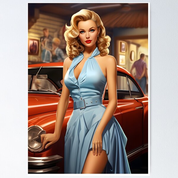 50s Themed Porn Magazine - Nostalgic 50s Style Posters for Sale | Redbubble