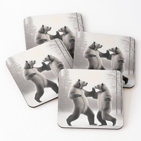 Item preview, DANCING RUSSIAN BEARS designed and sold by PIGCASSOSAIART.
