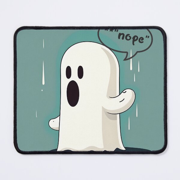 Item preview, Quirky Ghost's Disapproving Boo designed and sold by inkArtistryfine.
