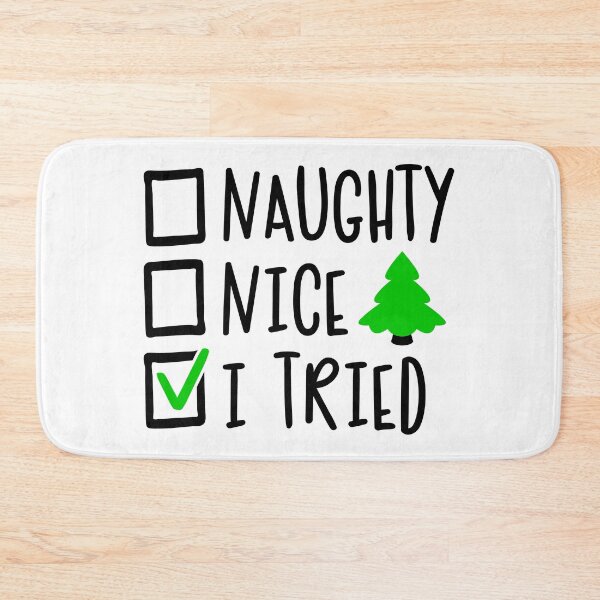 Item preview, Naughty Nice I Tried designed and sold by hobbybox.
