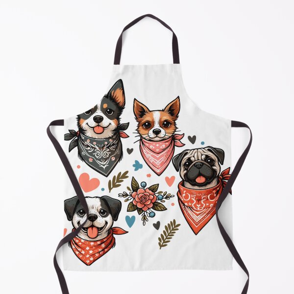 Item preview, Dogs with bandanas designed and sold by LongIslandDesgn.