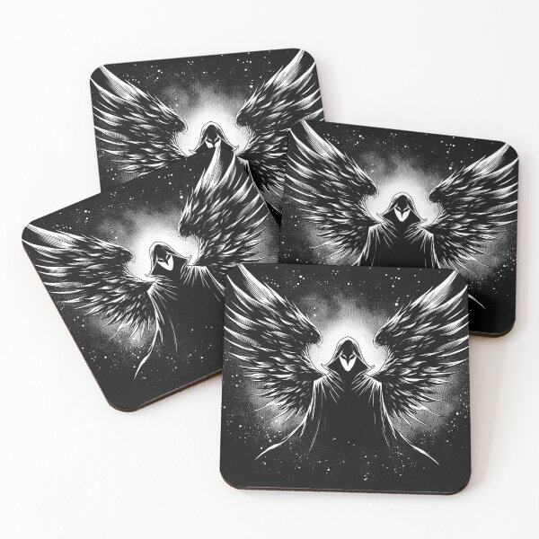 Item preview, shadowy winged man designed and sold by Michael Yang.