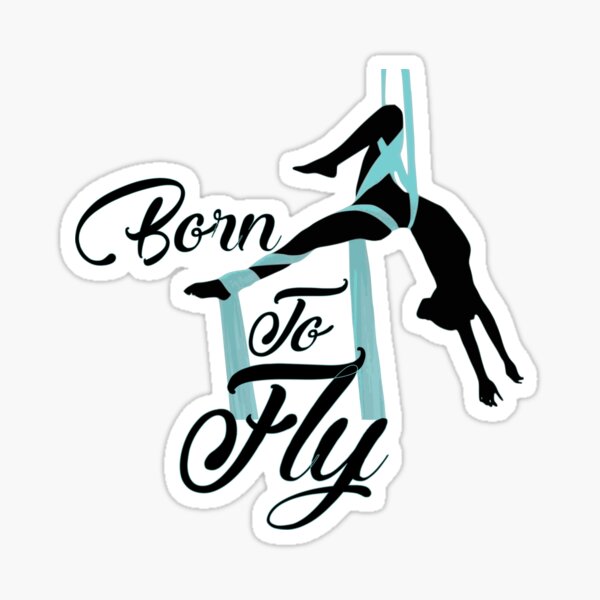 &ldquo;Aerial Yoga Design - Aerial Yoga Art - Aerial Yoga Stuff&rdquo; Sticker for