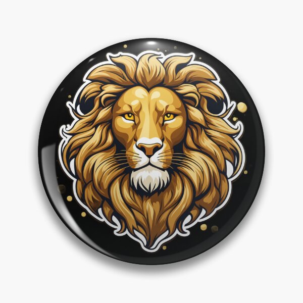 Item preview, Golden Lion Sticker designed and sold by the-cc.