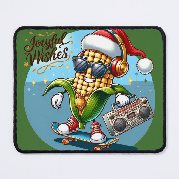 Item preview, Joyful wishes Funny corn in a musical style designed and sold by ArtFeverShop.