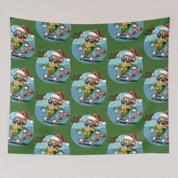 Item preview, Joyful wishes Funny corn in a musical style designed and sold by ArtFeverShop.