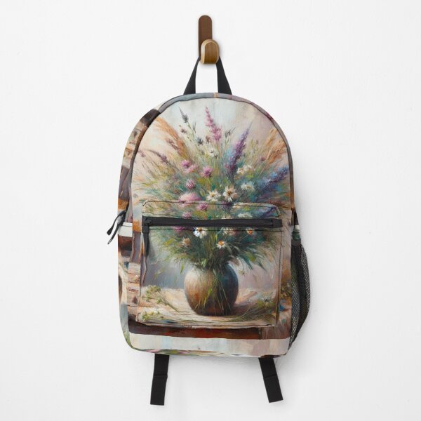 Item preview, Still Life Floral Vase Painting - Vintage Style Art designed and sold by Star-Fragment.