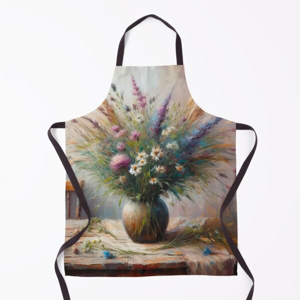 Item preview, Still Life Floral Vase Painting - Vintage Style Art designed and sold by Star-Fragment.