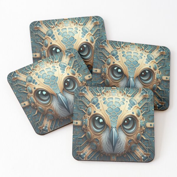 Item preview, Cybernetic Owl Fusion of Nature and Technology designed and sold by Nardaz.