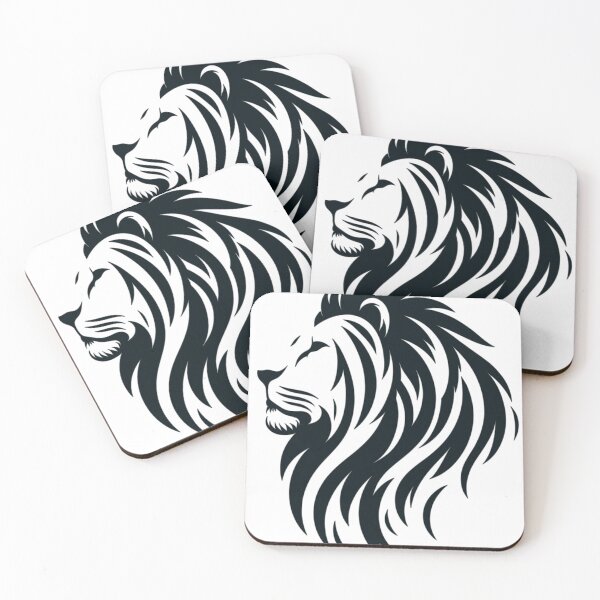 Item preview, Minimalist lion profile designed and sold by LongIslandDesgn.