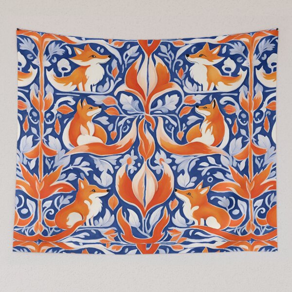 Item preview, Foxes and Foliage 1 designed and sold by gumbogirlonline.
