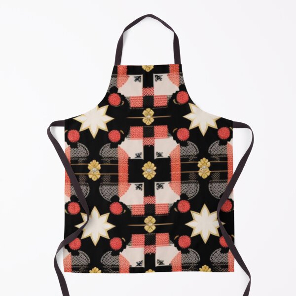 Item preview, Preppy peach and black star pattern designed and sold by Roxburylane.