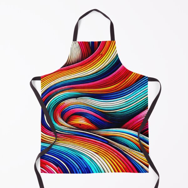 Item preview, Rainbow Strips- colourful vibrant pattern designed and sold by LoveDesignMania.